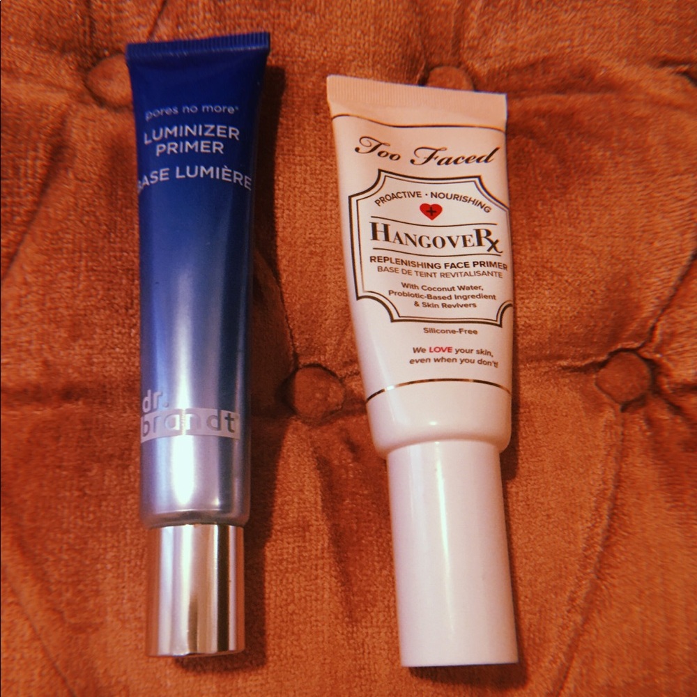 Too Faced Hangover & Dr.Brandt Luminizing primers